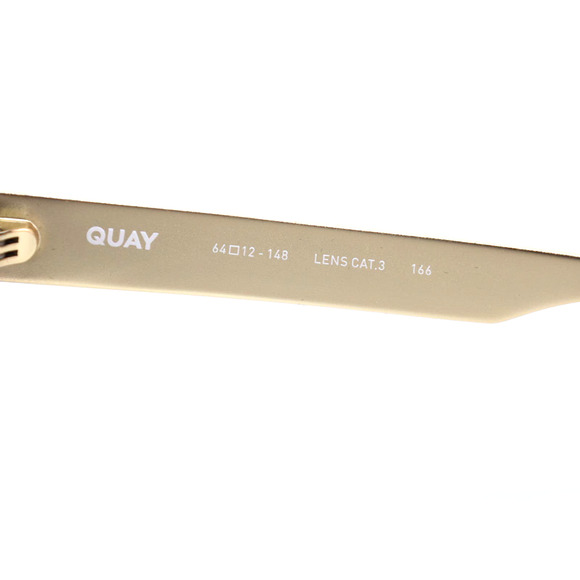 Quay Australia NO CURFEW Shield Sunglasses - Black/Smoke Polarized - NWT - Picture 6 of 12